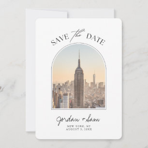 Convites Casamento Skyline em Nova York Salve a Data