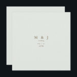 Convites Casamento Sleek e Simples Quadrado Leve<br><div class="desc">Praça de Convite para Casamento de Sábado Leve e Simples. Contemporâneo e moderno. Código QR. Dourado texto.</div>