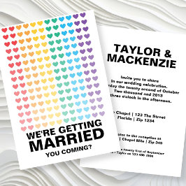 Convites Casamento Soa Gay Divertido Orgulho Arco-Íris