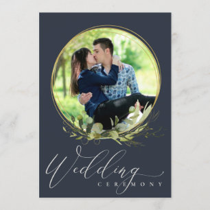 CONVITES CASAMENTO SOBRECARREGADO DE FOTO DE FOLIAGE WATERC