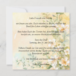 Convites Casamento sofisticado em pastel