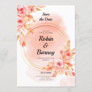 Convites Casamento Soft Red