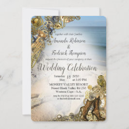 Convites Casamento Steampunk pelo Mar