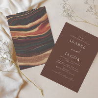 Casamento SYDNEY Espresso Brown Watercolor
