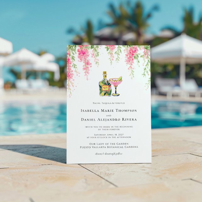 Convites Casamento Tacos Tequila Forever (Criador carregado)