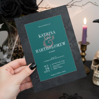 Casamento Teal Negro Negro Escuro Satin Damask