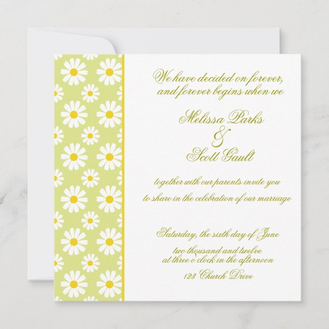 Convites casamento tema damasco de Vintage Azul (Frente)