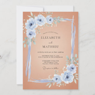 Convites Casamento Terracota Sky Ranunculus Sage