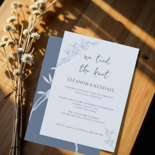 Convites Casamento "Tied the Knot" da Flor do eterno