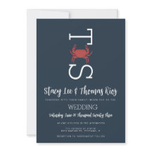 Casamento Tipografia Caranguejo Minimalista 
