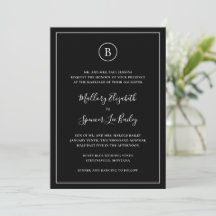 Casamento Tradicional Preto Elegante Tudo Em Um