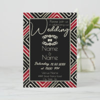 Casamento Tribal Africano Vermelho e Negro