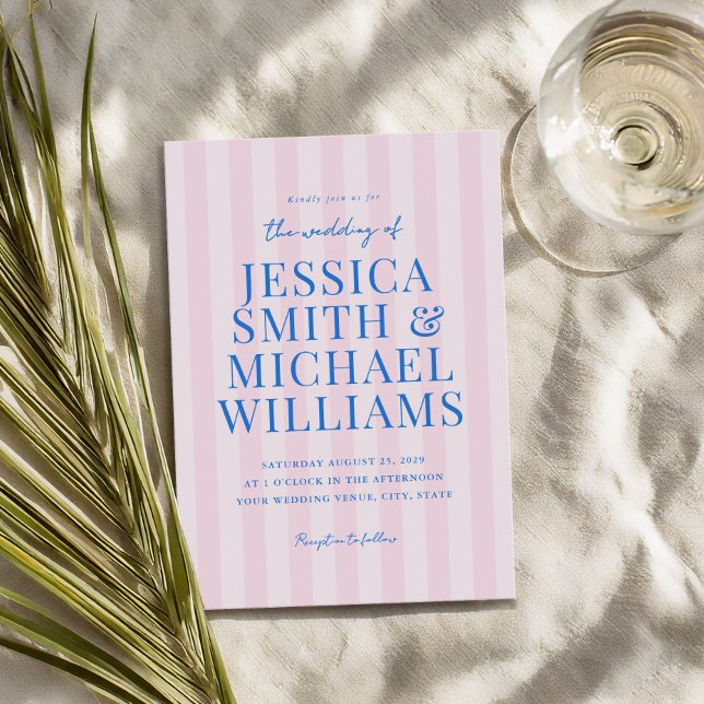 Convites Casamento Triturado de Rosa Elegante (Criador carregado)