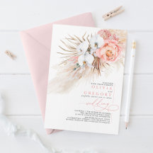 Casamento Tropical de Grama Rosa Suave