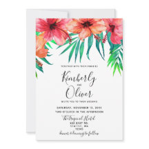 Casamento Tropical de Hibiscus Hawaiian Beach