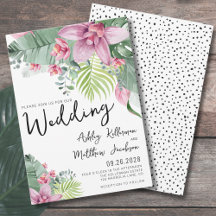 Casamento Tropical Floral Elegante