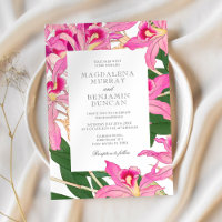 Casamento Tropical Floral Tropical de Sangue de Or
