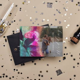 Convites Casamento Único bonito de Fotografia Rosa Rosa Bra