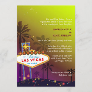 Convites Casamento Único da Viva Las Vegas