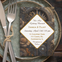 Casamento Único do Cobre Steampunk