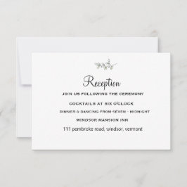 Convites Casamento Verde Botânico Moderno Elegante