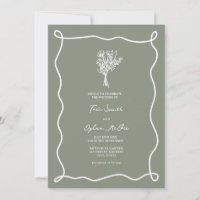 Casamento Verde da buquê Swirl Sage