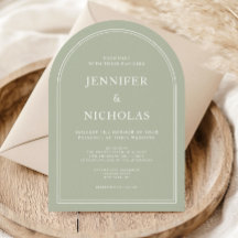 Casamento Verde de Sage Clássico Elegante