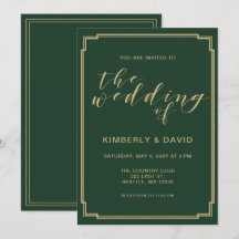 Casamento Verde e Dourado