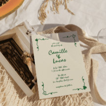 Casamento Verde Imporal Retro