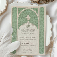 Casamento Verde Luxe Islâmico Lace Sage