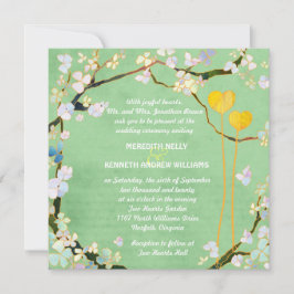 Convites Casamento Verde Rustic Pistachio