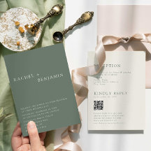 Casamento Verde Sage Moderno e Elegante com Código