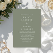 Casamento Verde Salvia Minimalista Elegante