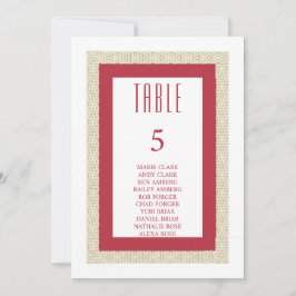 Convites Casamento Vermelho da Fronteira Geométrica Islâmic