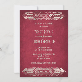 Convites Casamento Vermelho do Geek do Jogo de Vídeo