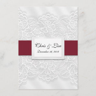 Convites Casamento vermelho escuro gravado da escritura da