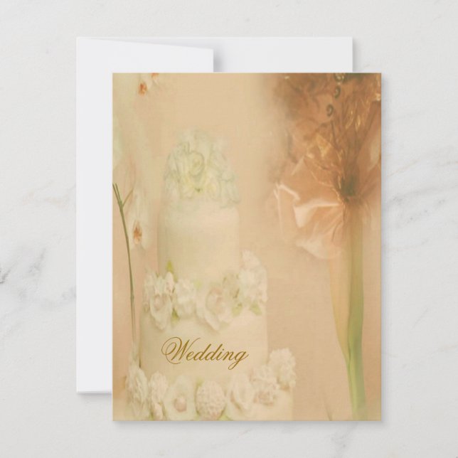 Convites Casamento vintage (Frente)