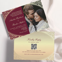 Casamento Vintage Barroco em Burgundy e Dourado