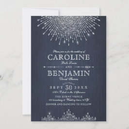 Convites Casamento vintage de deco da glam prateada