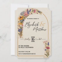 Casamento vintage de Jardim Floral WildFlower