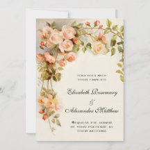 Casamento Vintage, Flores Rosa Antiga Floral