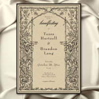 Casamento Vintage Gótico Medieval com Vinheta de U