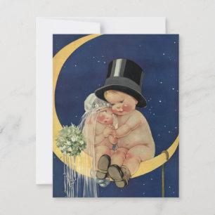 Convites Casamento vintage, Parte do Chá de panela Retroati