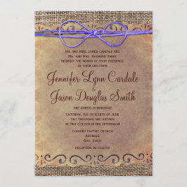 Convites Casamento vintage Rustic Country Convida Arco Roxo