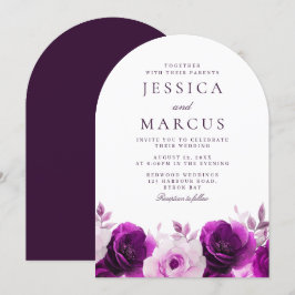 Convites Casamento Violet Lilac Violet Violet Roxo