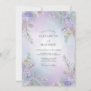 Convites Casamento Violeta Amethyst Wisteria