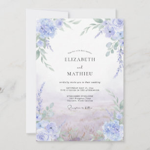 Convites Casamento Violeta Roxo Wisteria