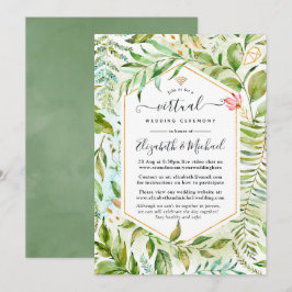 Convites Casamento Virtual Geométrico Crystal Online