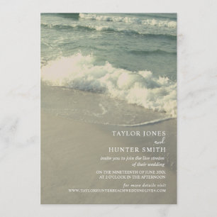 Convites Casamento Virtual Live Stream Beach