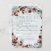 Casamento Virtual Russo da Sage Brown de inverno